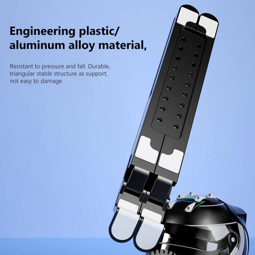 Laptop Cooling Pad with 2/4 Fans Foldable Notebook Stand RGB Silent Gaming Laptop Cooler Fan 7 Height for 11-17.3 Inch Notebook