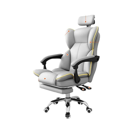 Gaming Chair Home Computer Chair Comfortable Long-Sitting Ergonomic Chair Lunch Break Reclining Office Chair Anchor Lifting Seat