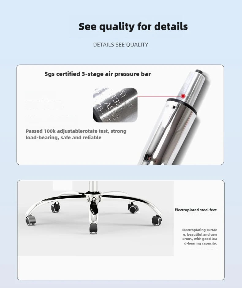 Leather office chairs with rotating elevators, computer chairs, and home electronic sports chairs, comfortable and durable