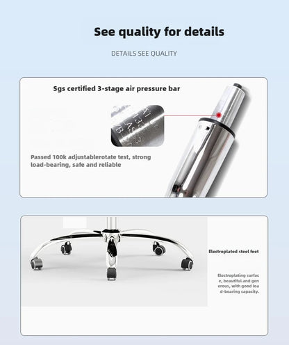 Leather office chairs with rotating elevators, computer chairs, and home electronic sports chairs, comfortable and durable