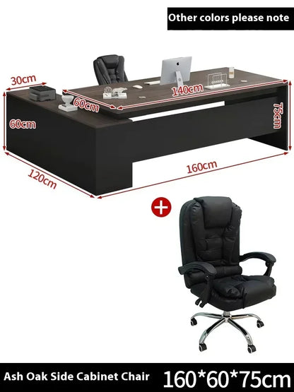 Executive Table Desk Writing Professional Auxiliary Computer Tables Work Corner Student Side Desk Study Mesa Office Furniture
