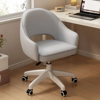 Computer Chair Home Sedentary Comfortable Swivel Chair Girls Bedroom Makeup Chair Dormitory Student Study Desk Back Stool