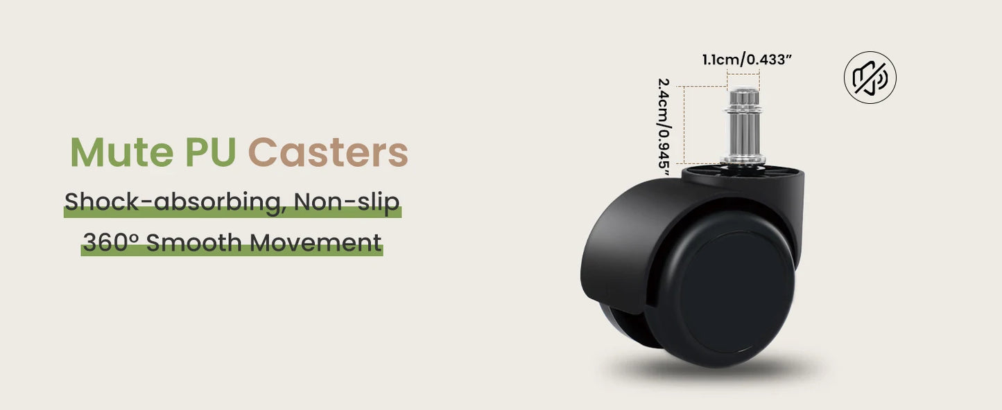 Ergonomic Reclining Chair High Back with Lumbar Support, Large Home Office Chair