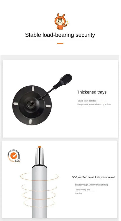 Computer Chair Home Sedentary Comfortable Swivel Chair Girls Bedroom Makeup Chair Dormitory Student Study Desk Back Stool