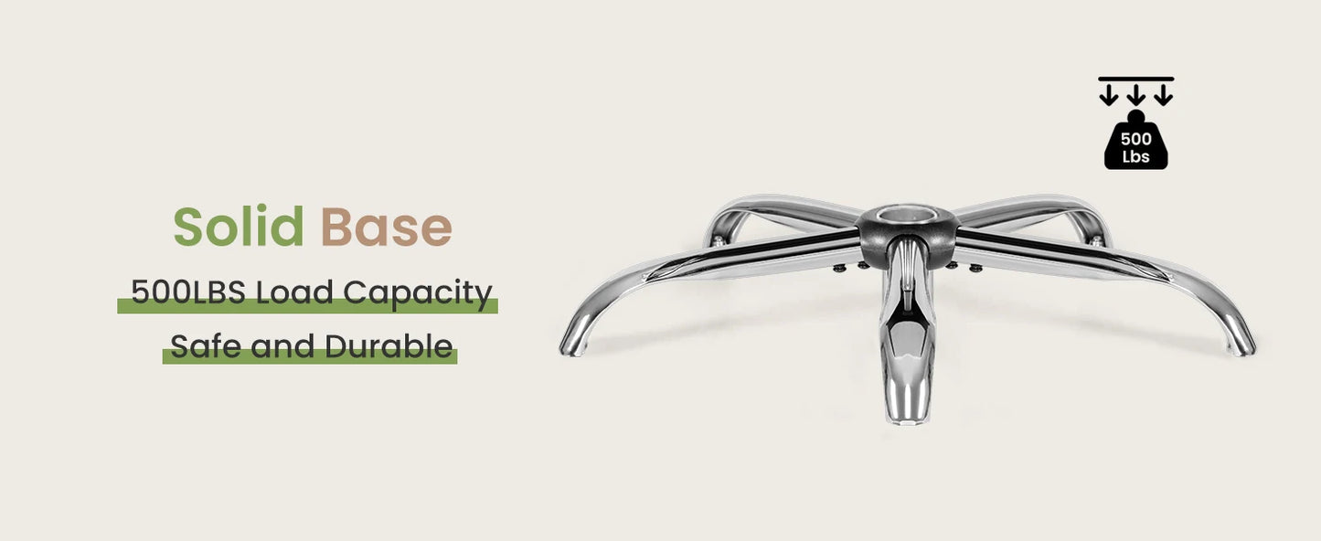 Ergonomic Reclining Chair High Back with Lumbar Support, Large Home Office Chair