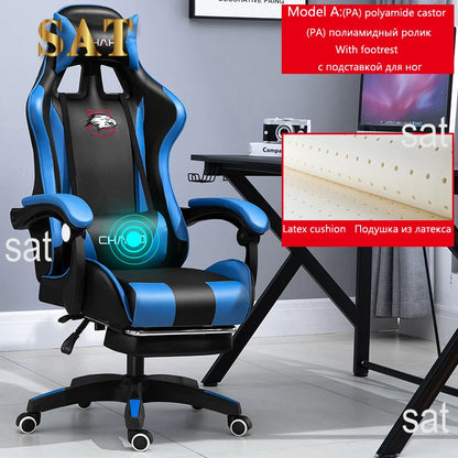 Gaming Computer Chair High-quality Gaming Chair Leather Internet LOL Internet Cafe Racing Chair Office  Gamer New
