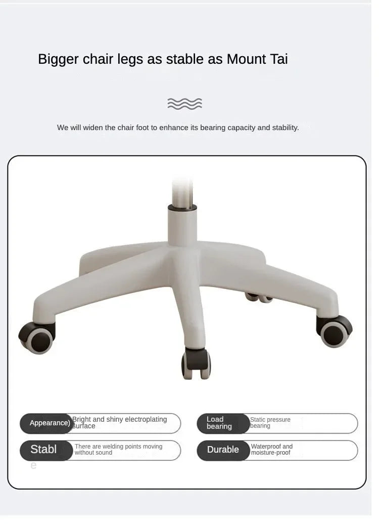 Computer Chair Home Sedentary Comfortable Swivel Chair Girls Bedroom Makeup Chair Dormitory Student Study Desk Back Stool