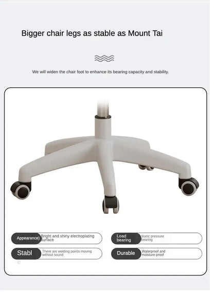 Computer Chair Home Sedentary Comfortable Swivel Chair Girls Bedroom Makeup Chair Dormitory Student Study Desk Back Stool