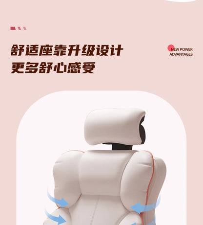 Low Price Kawaii Office Chair Back Cushion White Luxury Girls Gaming Chair Aesthetic Rotatable Silla Gamer Office Furniture