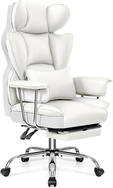 Ergonomic Reclining Chair High Back with Lumbar Support, Large Home Office Chair