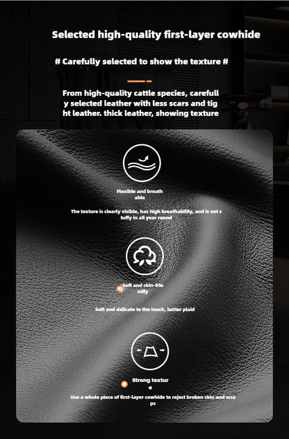 Leather office chairs with rotating elevators, computer chairs, and home electronic sports chairs, comfortable and durable