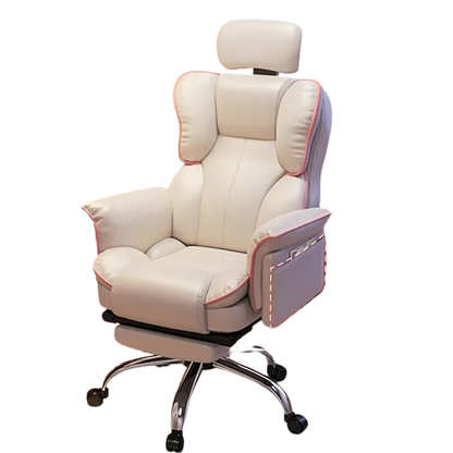 Stretch Leather gaming chairs Office Cream Gaming Relaxing Recliner Gaming Relax Reclining Armchairs living room Furniture